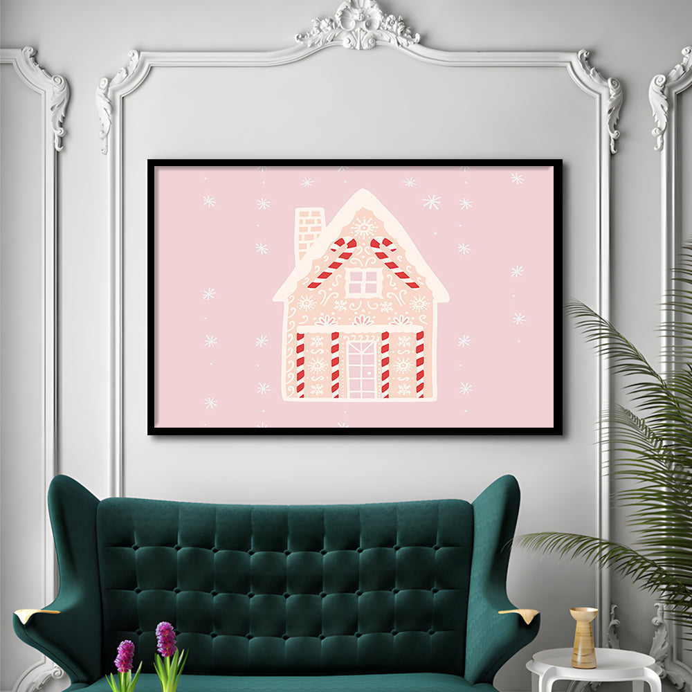 Pink Swimming Pool Print Pink And White Beach Umbrella Photography Print, Framed Art Print Wall Decor, Framed Picture