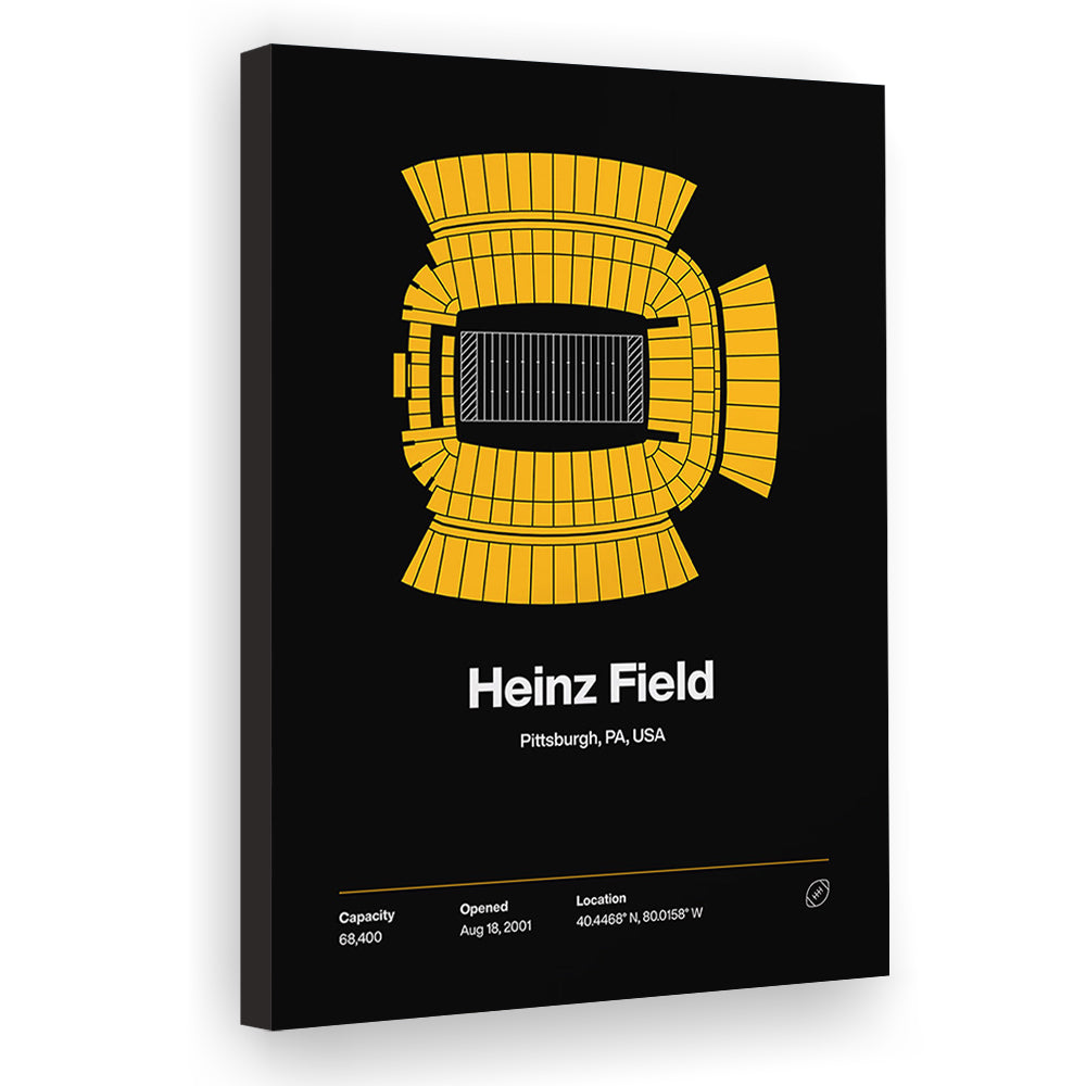Pittsburgh Stadium Print, Heinz Field Art Print, Fan Gifts, Sport Art, Canvas Print Wall Art