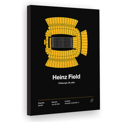 Pittsburgh Stadium Print, Heinz Field Art Print, Fan Gifts, Sport Art, Canvas Print Wall Art