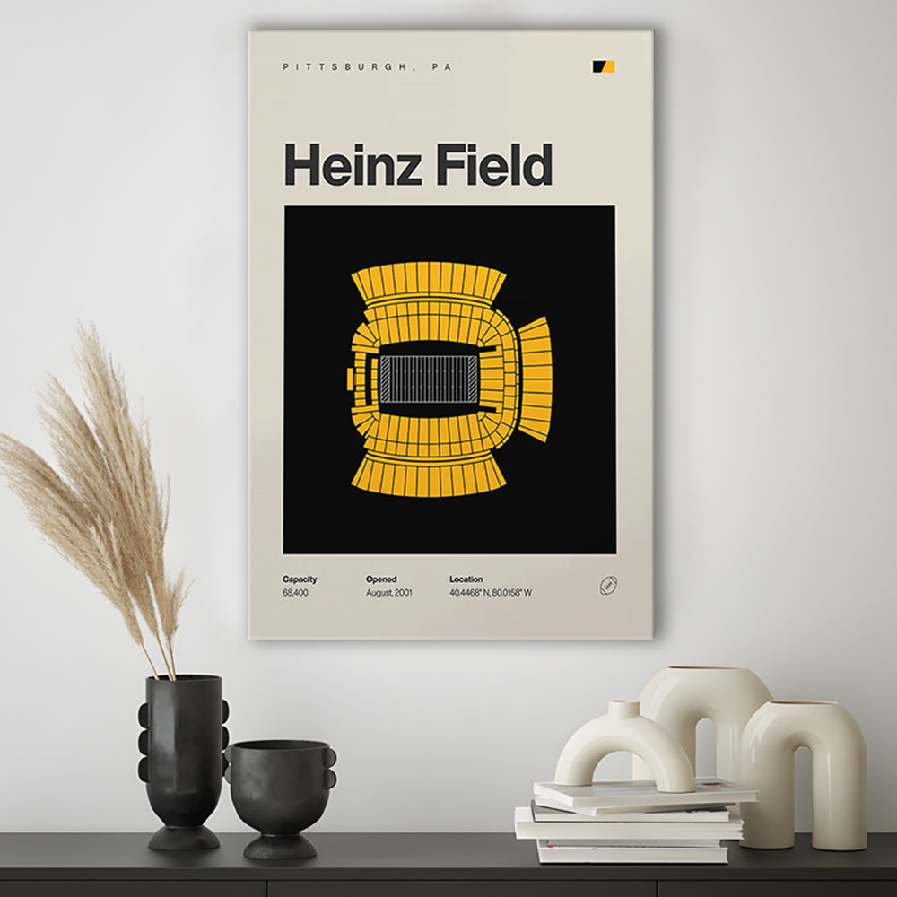 Pittsburgh Stadium Print, Heinz Field Stadium Print, Fan Gifts, Sport Art, Canvas Print Wall Art