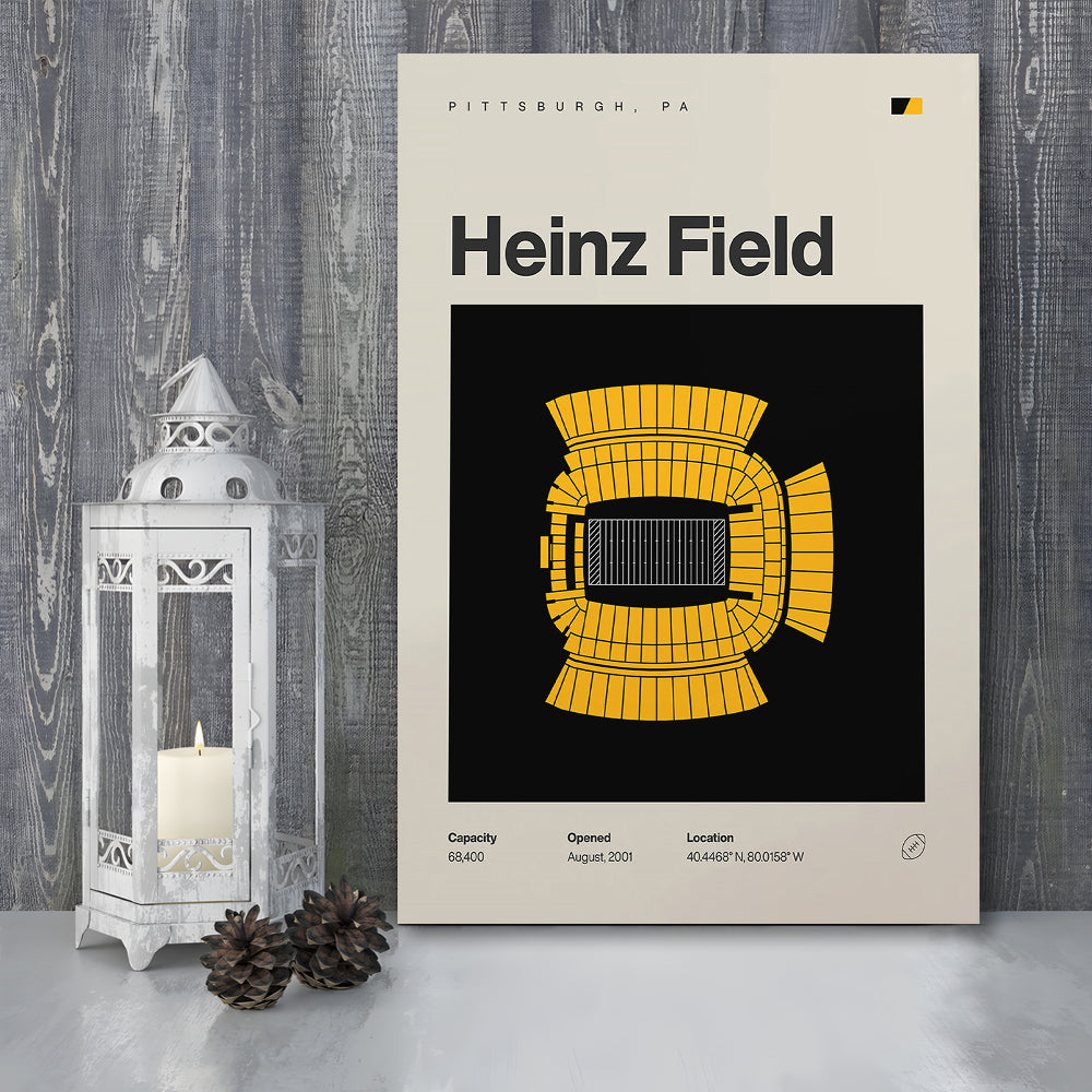 Pittsburgh Stadium Print, Heinz Field Stadium Print, Fan Gifts, Sport Art, Canvas Print Wall Art