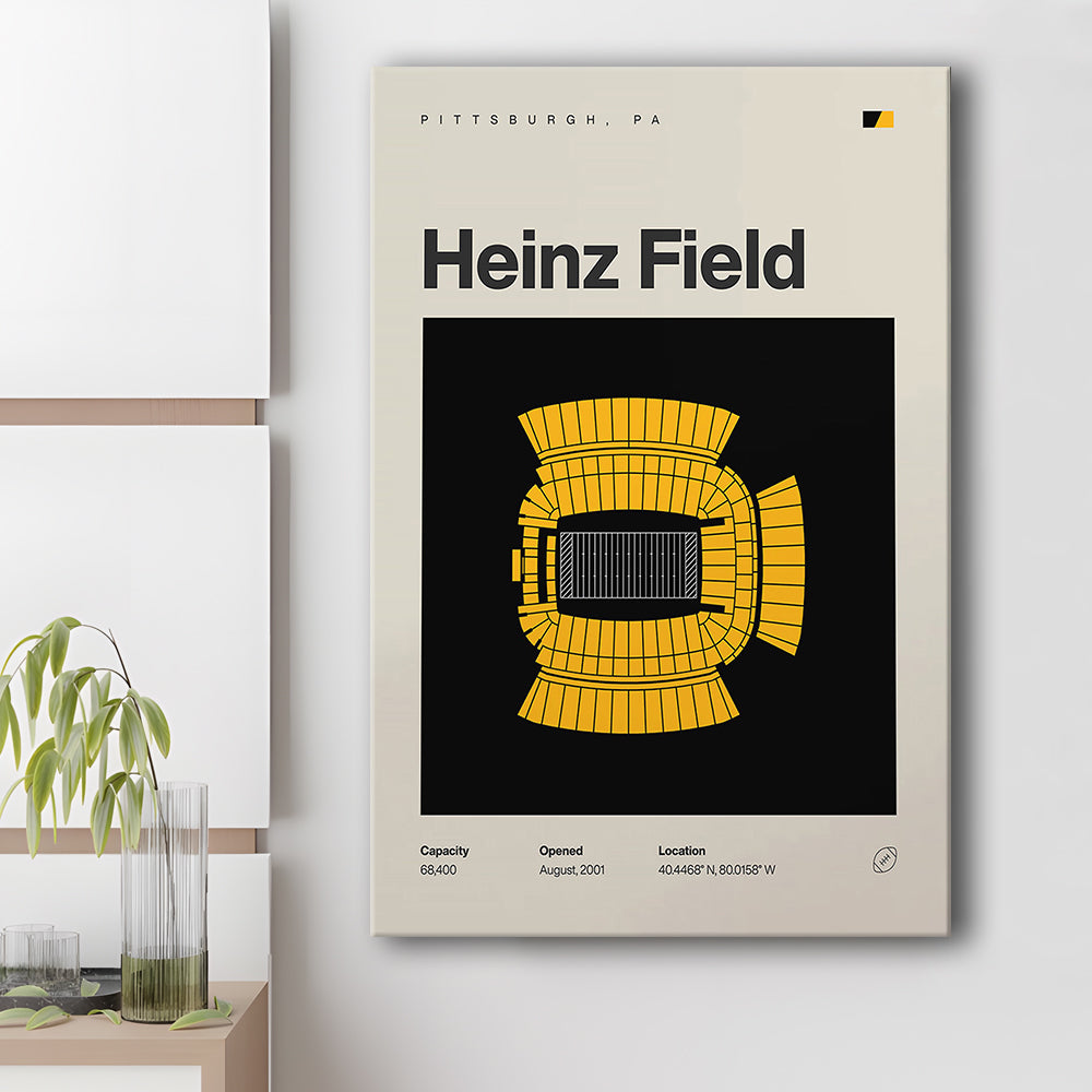 Pittsburgh Stadium Print, Heinz Field Stadium Print, Fan Gifts, Sport Art, Canvas Print Wall Art