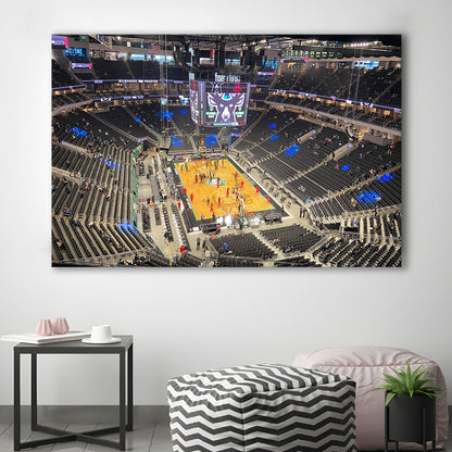 Playoffs in-Arena Fiserv Forum, Stadium Canvas, Sport Art, Gift for him, Man Cave Decor, Art Print, Canvas Print Wall Art