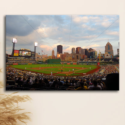 Pnc Park Pittsburgh Pennsylvania, Stadium Canvas, Sport Art, Gift for him, Man Cave Decor, Art Print, Canvas Print Wall Art