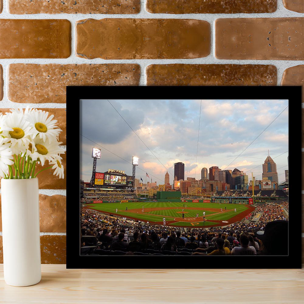 Pnc Park Pittsburgh Pennsylvania, Stadium Canvas, Sport Art, Gift for him, Framed Art Print Wall Decor, Picture Framed