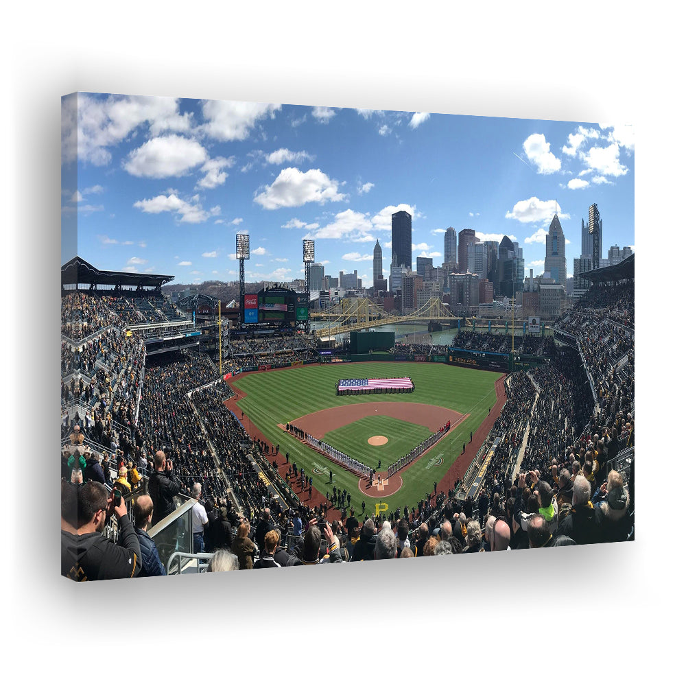 Pnc Park, Stadium Canvas, Sport Art, Gift for him, Man Cave Decor, Art Print, Canvas Print Wall Art