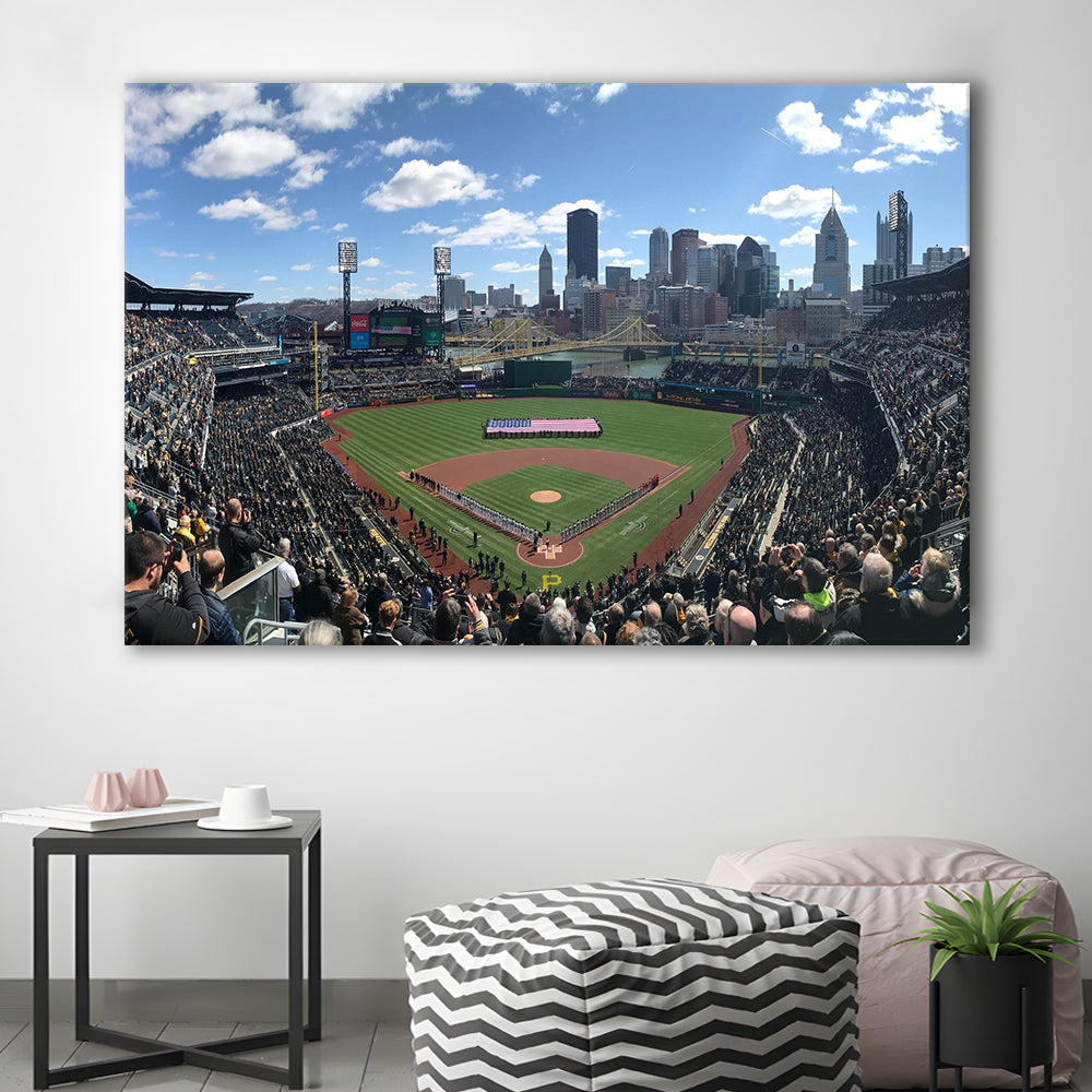 Pnc Park, Stadium Canvas, Sport Art, Gift for him, Man Cave Decor, Art Print, Canvas Print Wall Art