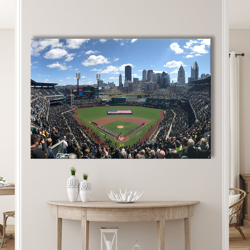 Pnc Park, Stadium Canvas, Sport Art, Gift for him, Man Cave Decor, Art Print, Canvas Print Wall Art