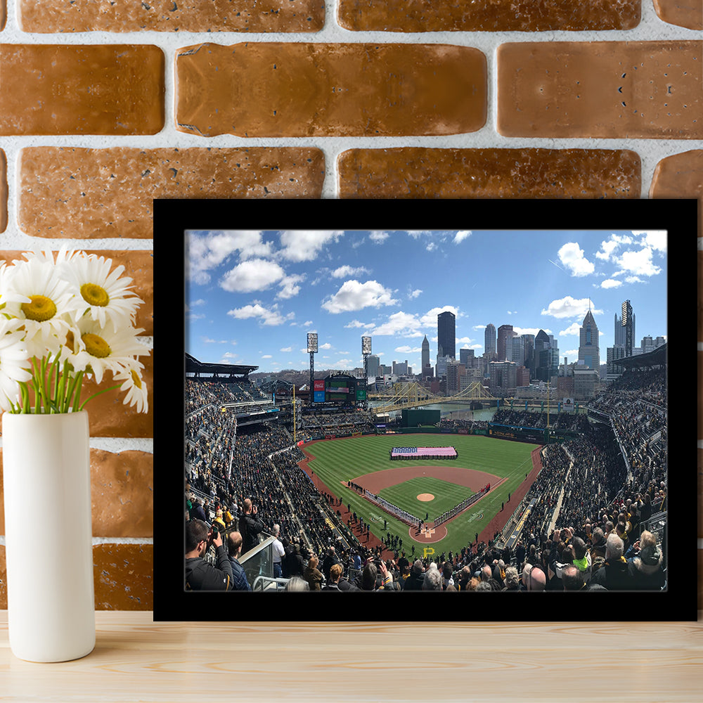 Pnc Park, Stadium Canvas, Sport Art, Gift for him, Framed Art Print Wall Decor, Picture Framed