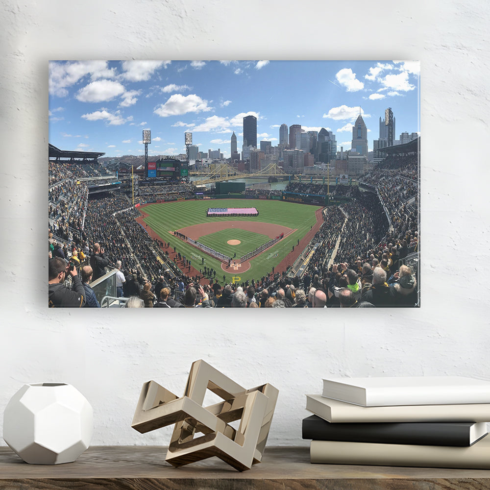 Pnc Park, Stadium Canvas, Sport Art, Gift for him, Man Cave Decor, Art Print, Canvas Print Wall Art
