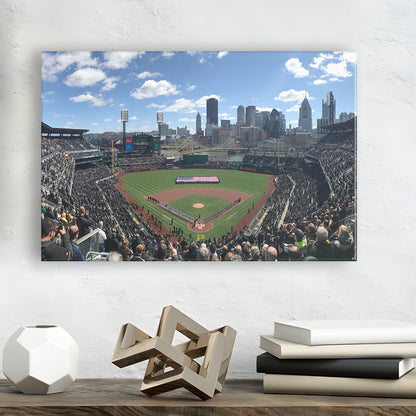 Pnc Park, Stadium Canvas, Sport Art, Gift for him, Man Cave Decor, Art Print, Canvas Print Wall Art
