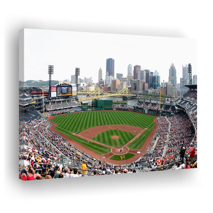 Pnc Park in Pittsburgh Pirates, Stadium Canvas, Sport Art, Gift for him, Man Cave Decor, Art Print, Canvas Print Wall Art