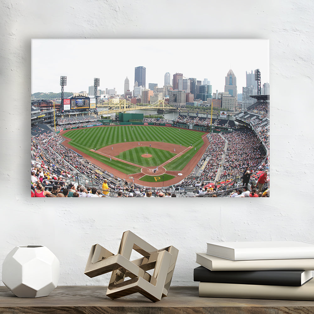 Pnc Park in Pittsburgh Pirates, Stadium Canvas, Sport Art, Gift for him, Man Cave Decor, Art Print, Canvas Print Wall Art