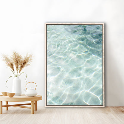Pool Print Beach Wall Print Pool Photography Print Beach Wall Art, Framed Canvas Prints Wall Art