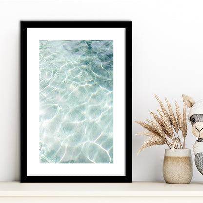 Pool Print Beach Wall Print Pool Photography Print Beach Wall Art, Framed Art Prints White Border Wall Decor