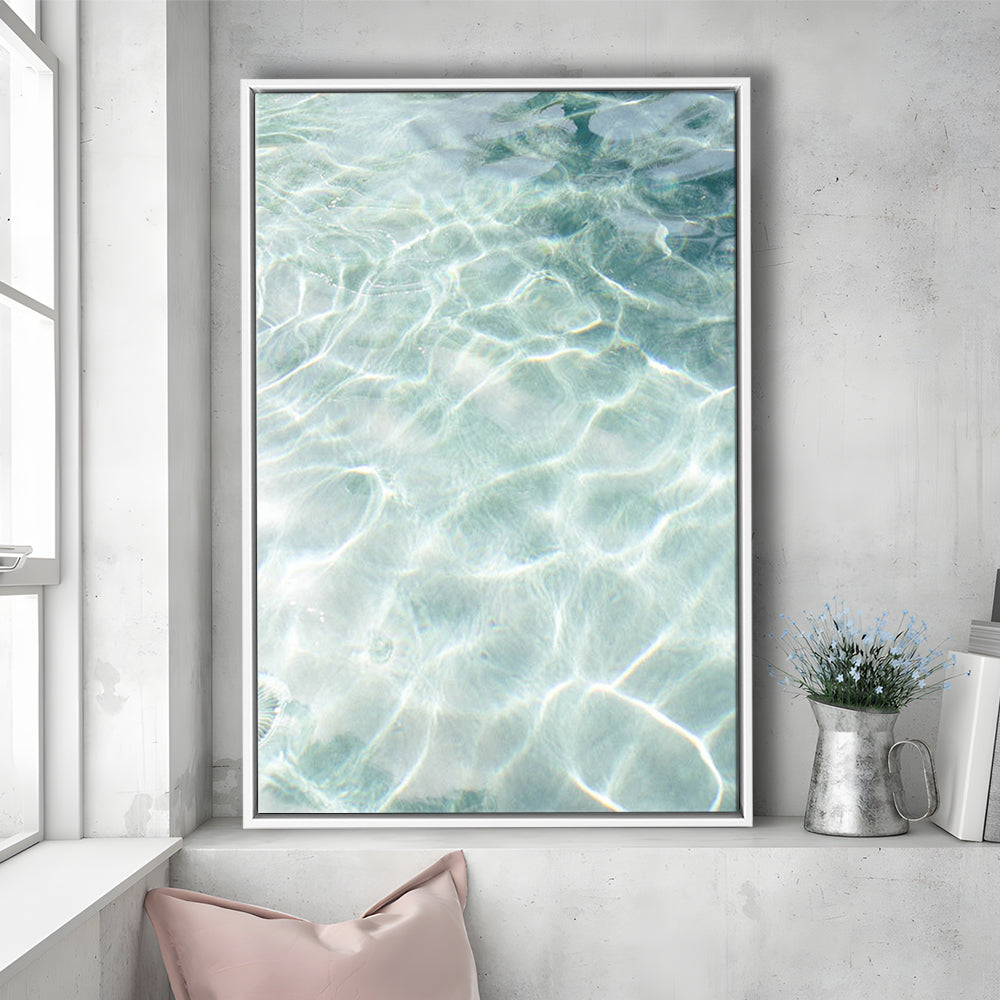 Pool Print Beach Wall Print Pool Photography Print Beach Wall Art, Framed Canvas Prints Wall Art