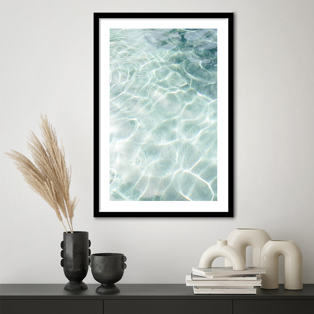 Pool Print Beach Wall Print Pool Photography Print Beach Wall Art, Framed Art Prints White Border Wall Decor