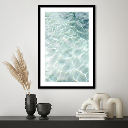 Pool Print Beach Wall Print Pool Photography Print Beach Wall Art, Framed Art Prints White Border Wall Decor
