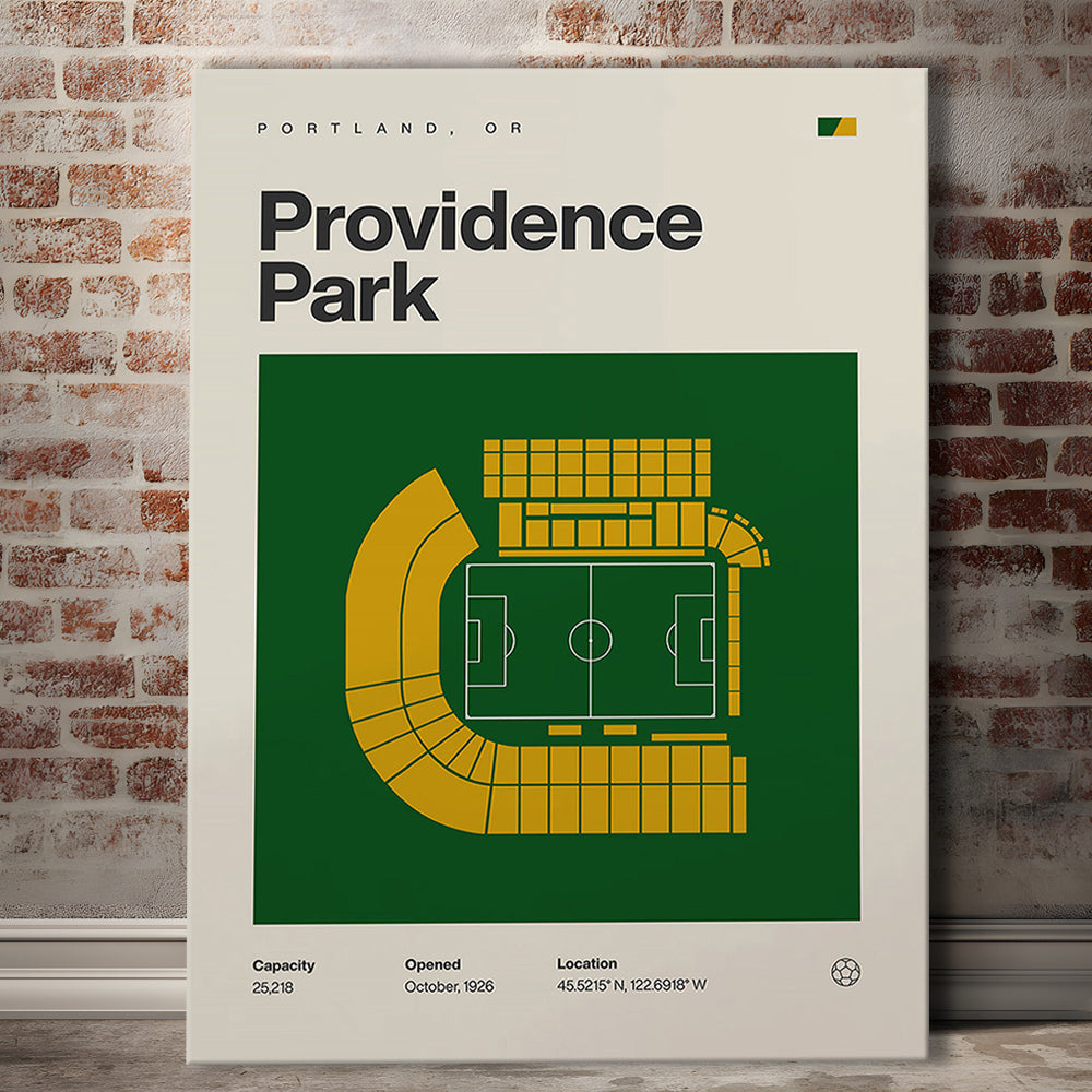 Portland Timbers Stadium Print, Providence Park Stadium Print, Fan Gifts, Sport Art, Canvas Print Wall Art