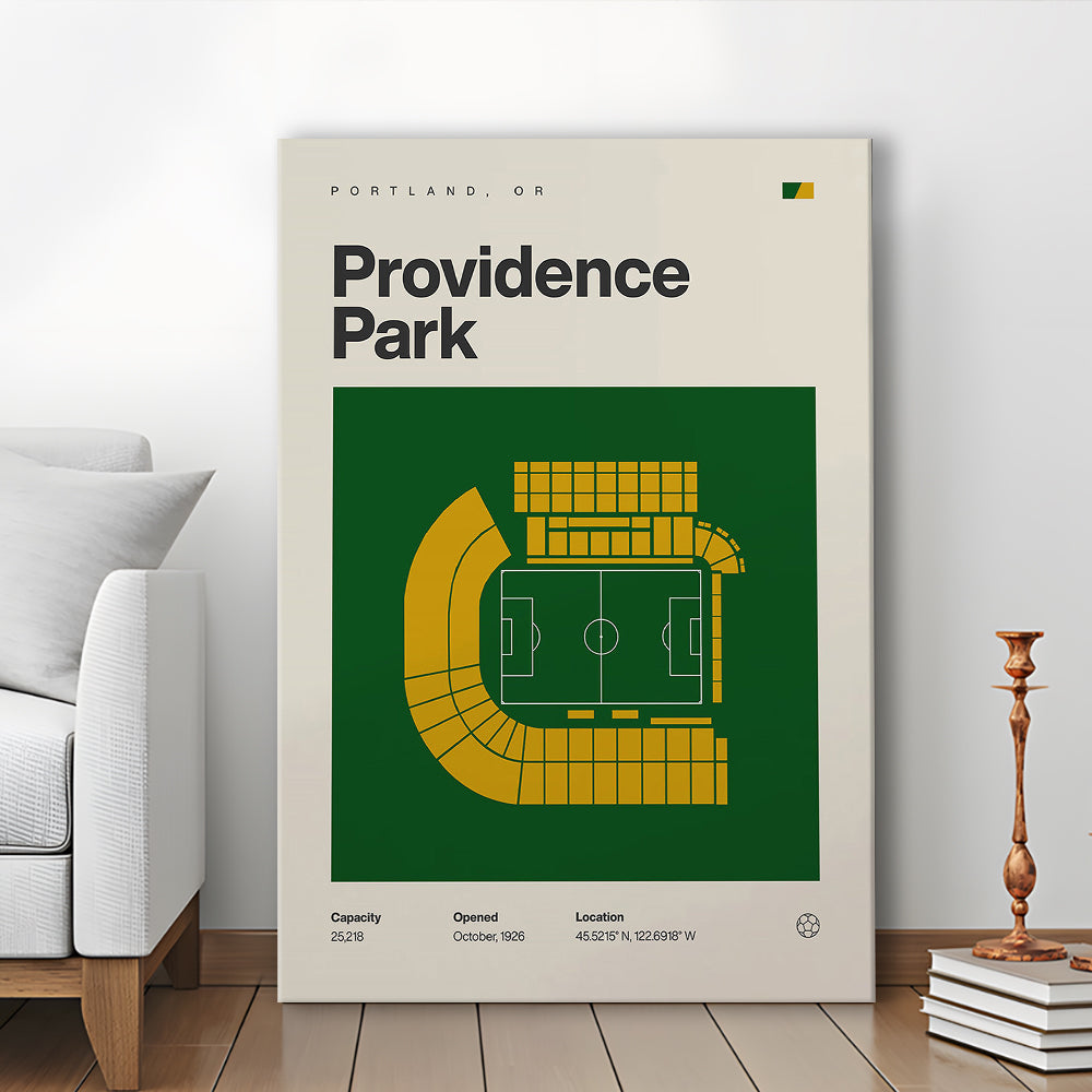 Portland Timbers Stadium Print, Providence Park Stadium Print, Fan Gifts, Sport Art, Canvas Print Wall Art