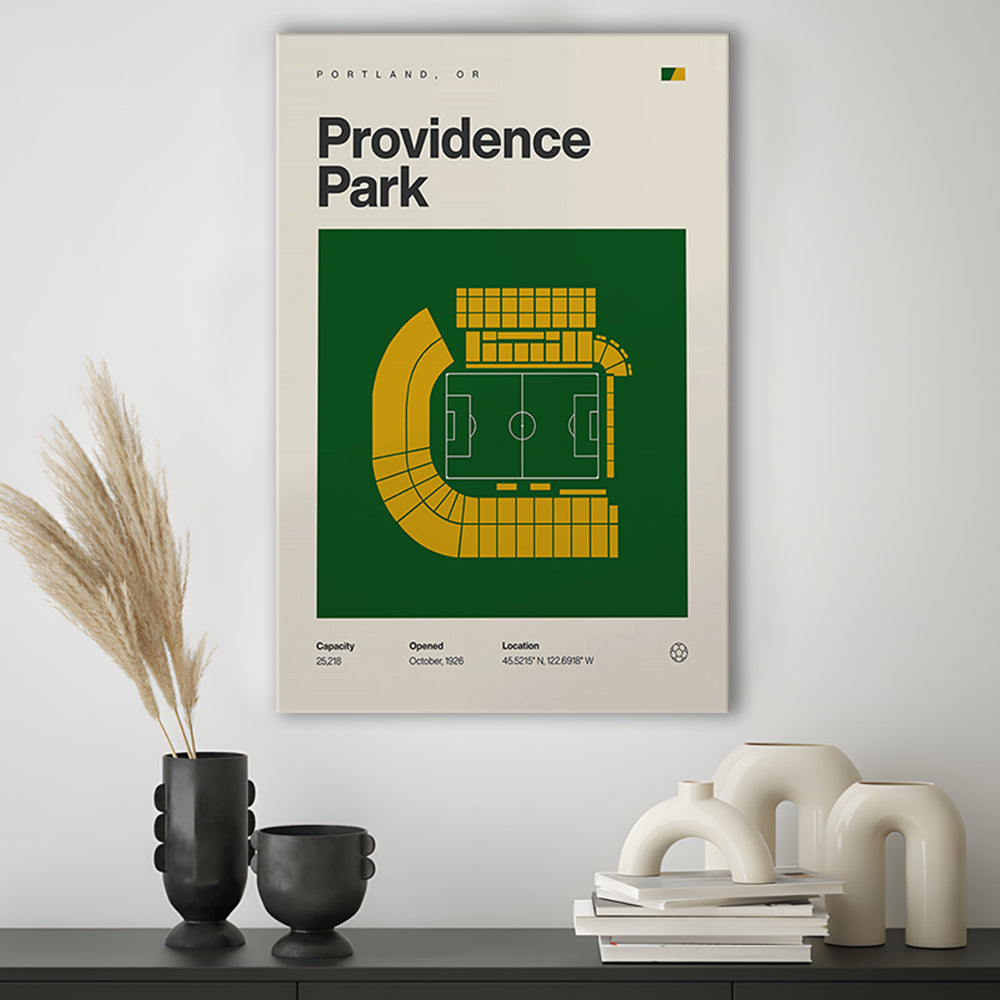 Portland Timbers Stadium Print, Providence Park Stadium Print, Fan Gifts, Sport Art, Canvas Print Wall Art