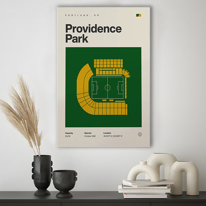 Portland Timbers Stadium Print, Providence Park Stadium Print, Fan Gifts, Sport Art, Canvas Print Wall Art