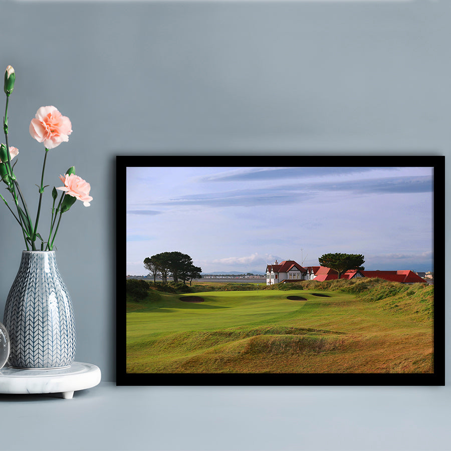 Portmarnock Golf Club Old Course, Framed Art Print Wall Decor, Picture Framed