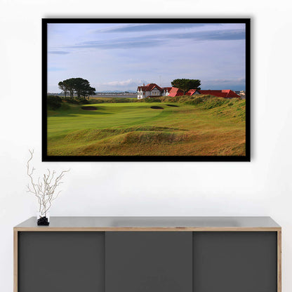 Portmarnock Golf Club Old Course, Framed Art Print Wall Decor, Picture Framed