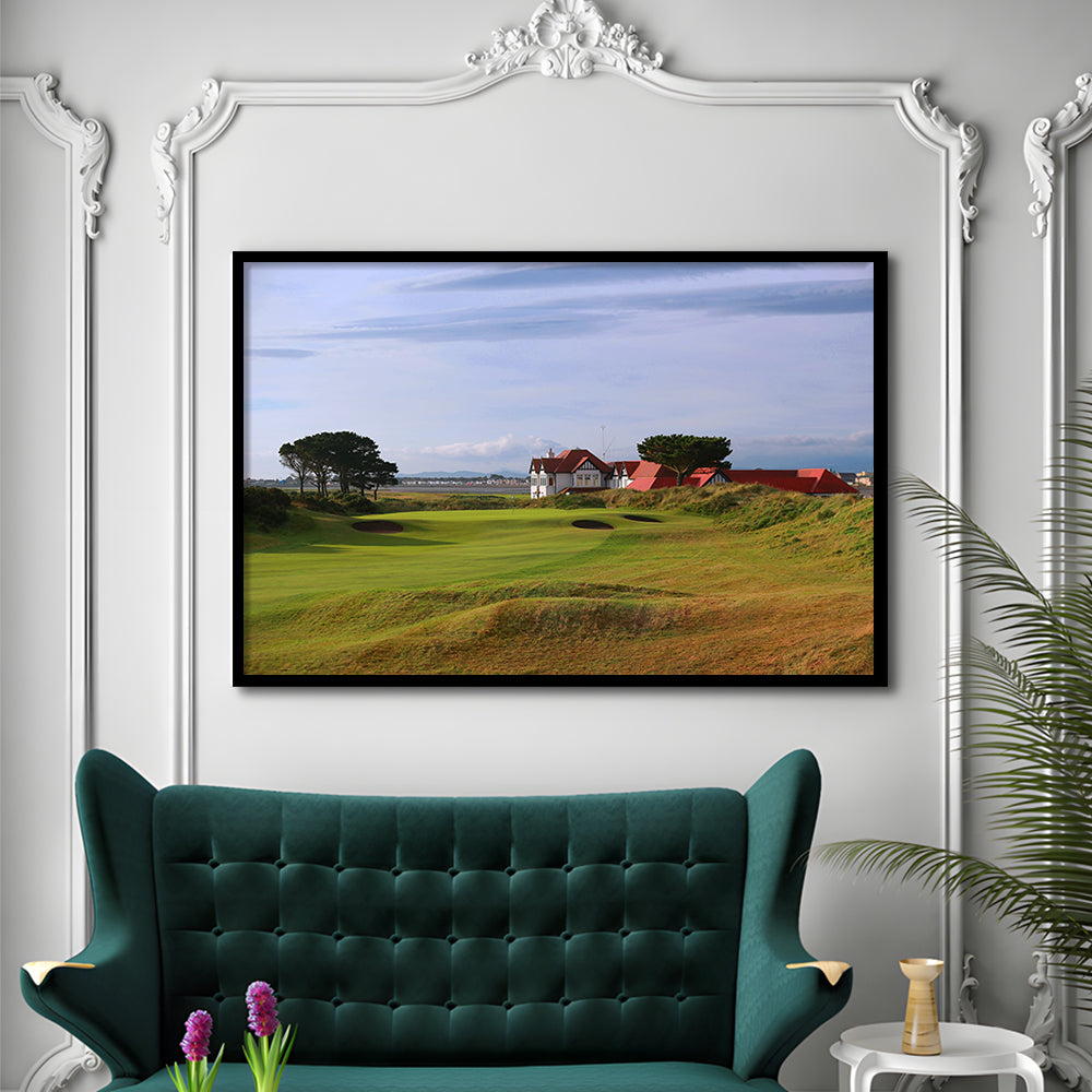 Portmarnock Golf Club Old Course, Framed Art Print Wall Decor, Picture Framed