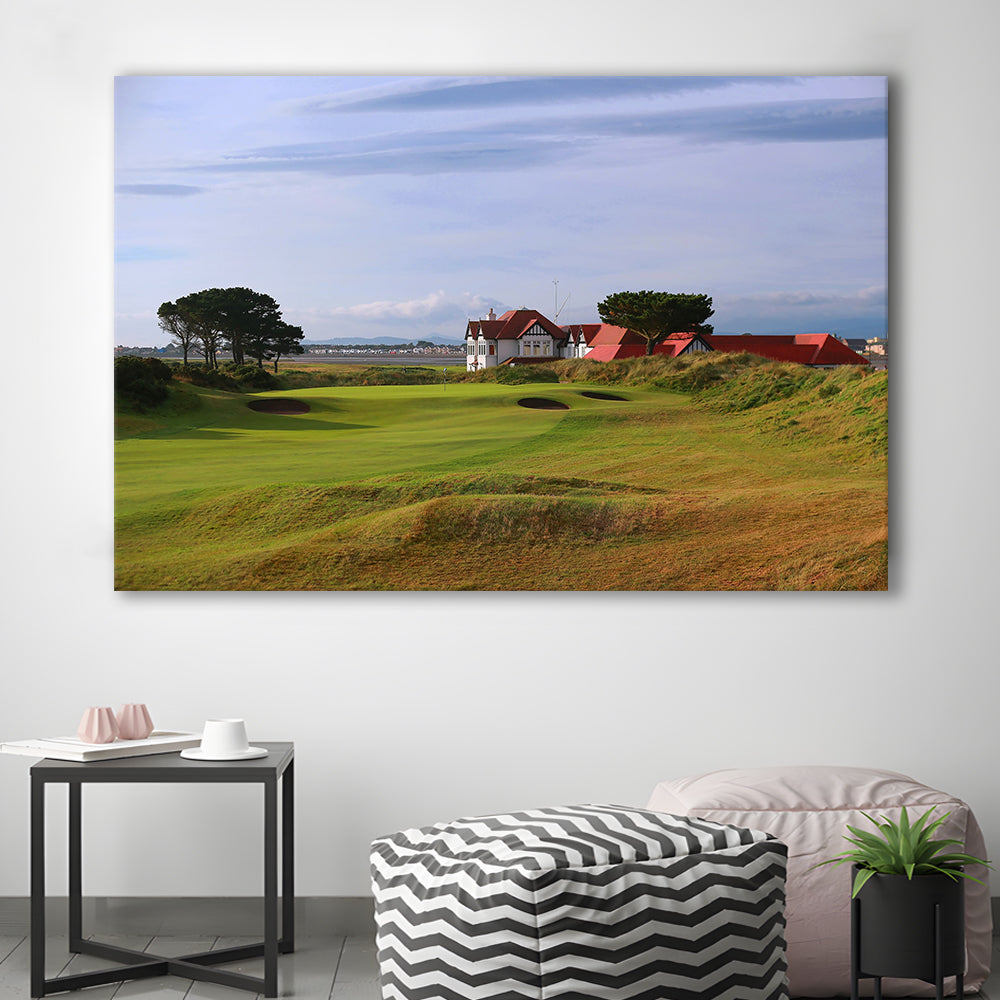 Portmarnock Golf Club Old Course, Golf Art Print,Gifts Golf Lover