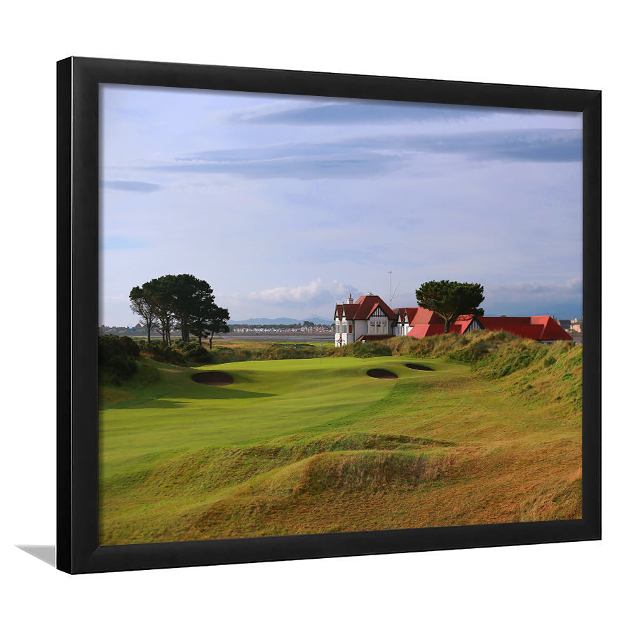 Portmarnock Golf Club Old Course, Framed Art Print Wall Decor, Picture Framed