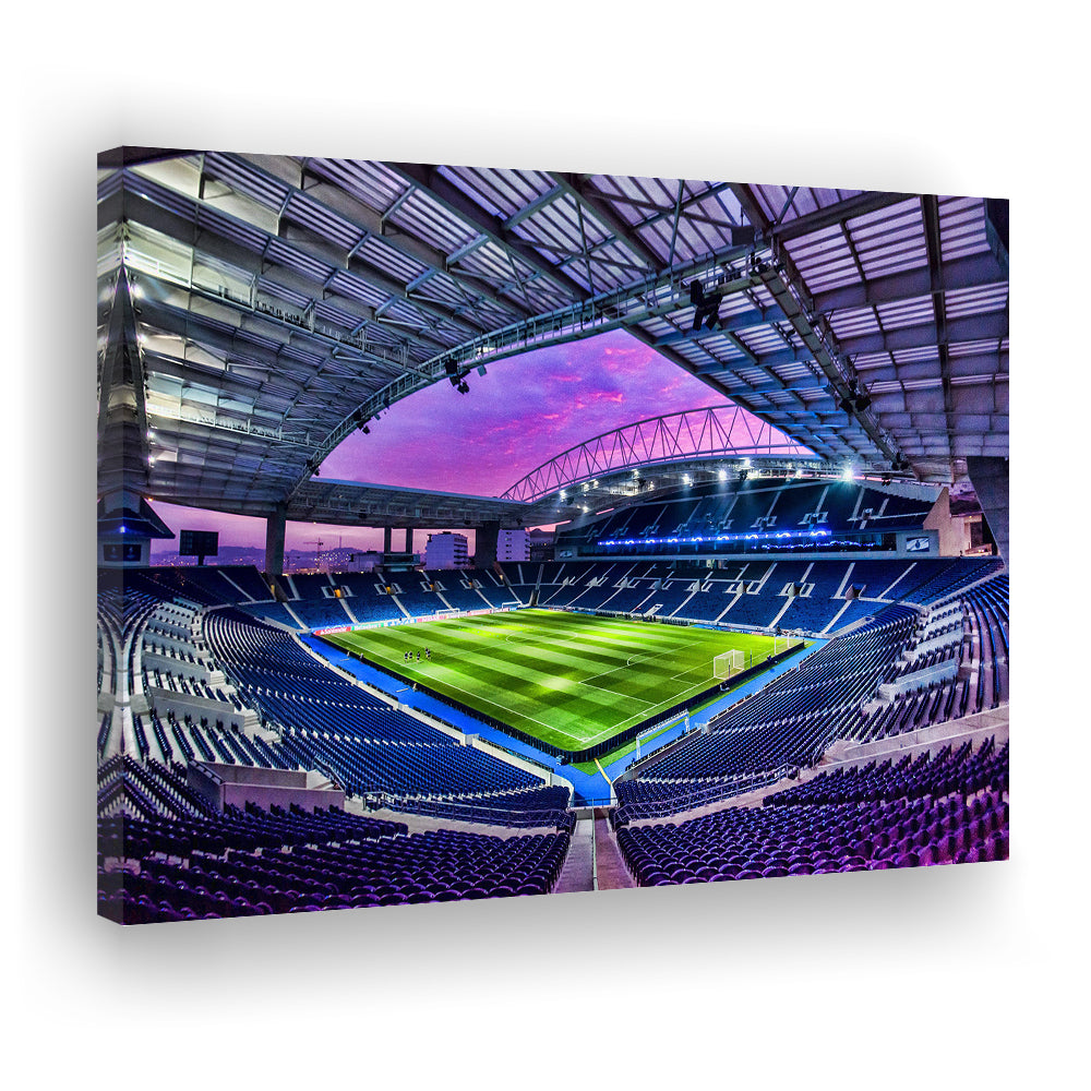 Porto Dragon Stadium, Stadium Canvas, Sport Art, Gift for him, Man Cave Decor, Art Print, Canvas Print Wall Art