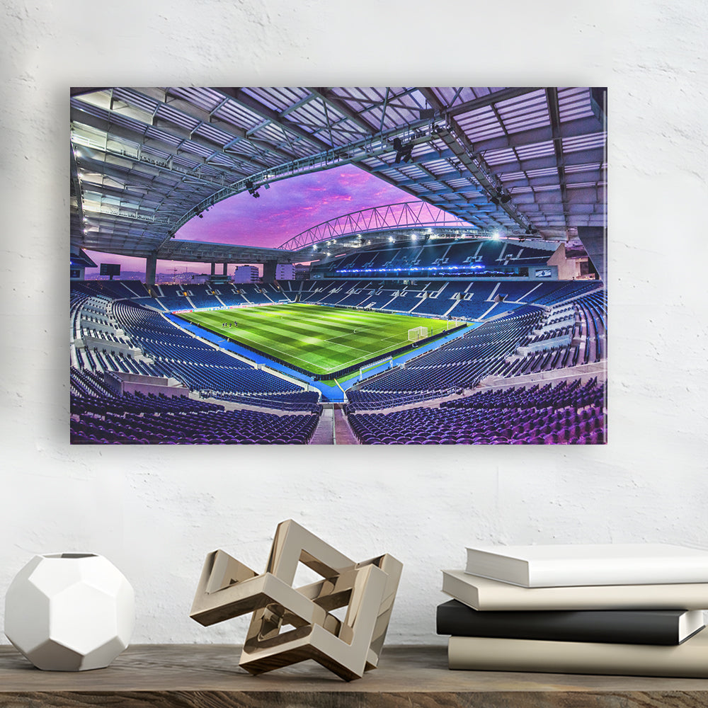 Porto Dragon Stadium, Stadium Canvas, Sport Art, Gift for him, Man Cave Decor, Art Print, Canvas Print Wall Art