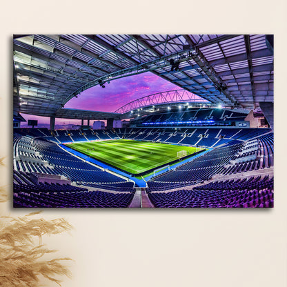 Porto Dragon Stadium, Stadium Canvas, Sport Art, Gift for him, Man Cave Decor, Art Print, Canvas Print Wall Art