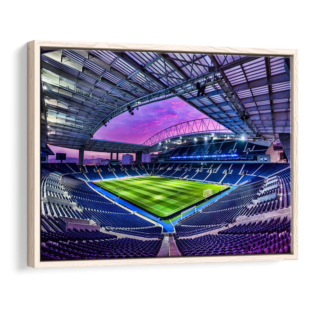 Porto Dragon Stadium, Stadium Canvas, Sport Art, Framed Canvas Print Wall Art, Floating Frame