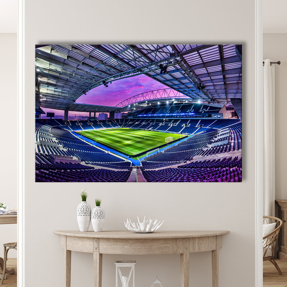 Porto Dragon Stadium, Stadium Canvas, Sport Art, Gift for him, Man Cave Decor, Art Print, Canvas Print Wall Art
