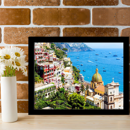 Positano Amalfi Coast Salerno Province Campania Italy LargeArt Prints, Framed Art Print, Picture Framed
