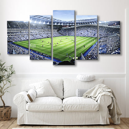 Premier league Stadium, Stadium Canvas, Sport Art, Gift for him, 5 Panel, Large Canvas, Canvas Print Wall Art