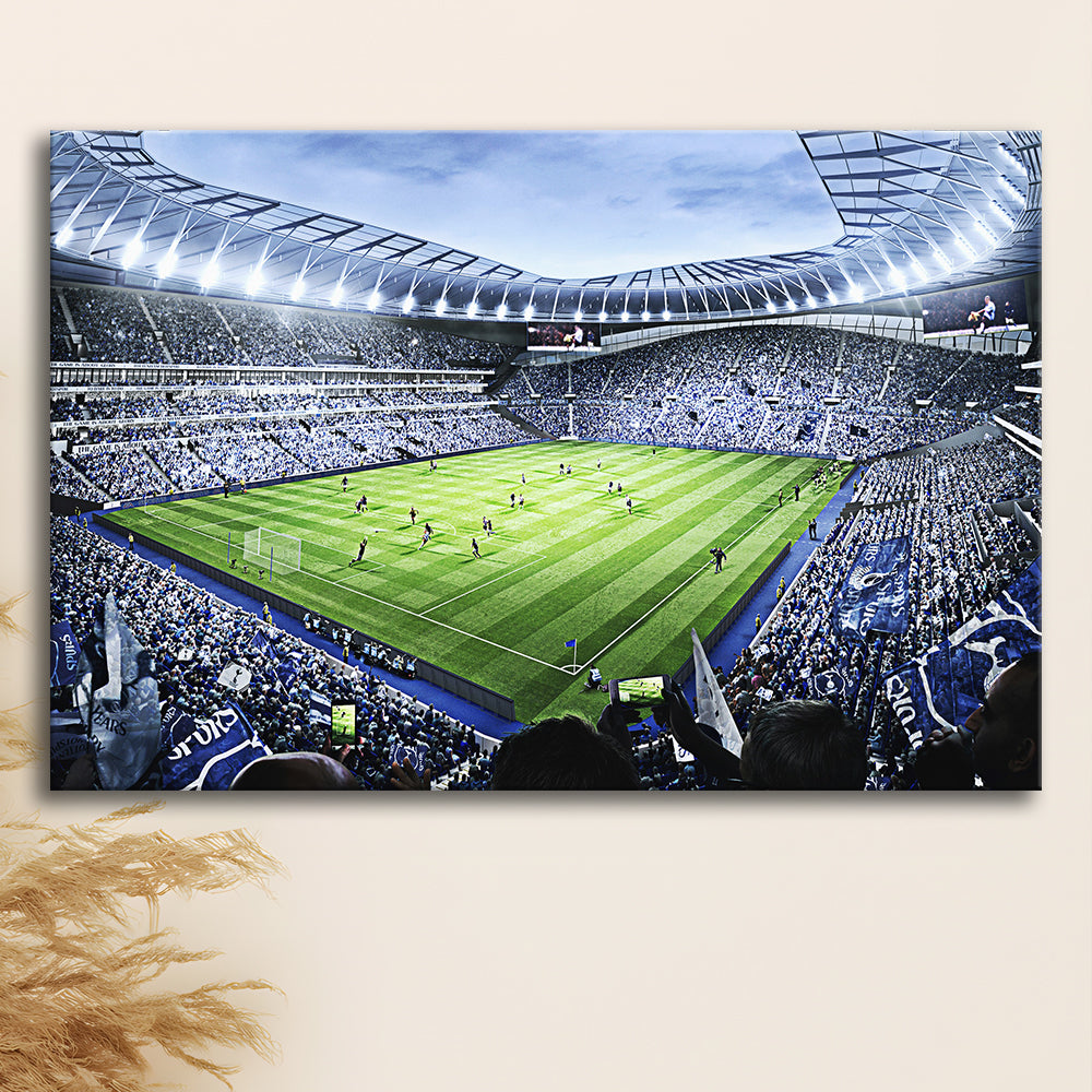 Premier league Stadium, Stadium Canvas, Sport Art, Gift for him, Man Cave Decor, Art Print, Canvas Print Wall Art