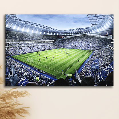 Premier league Stadium, Stadium Canvas, Sport Art, Gift for him, Man Cave Decor, Art Print, Canvas Print Wall Art