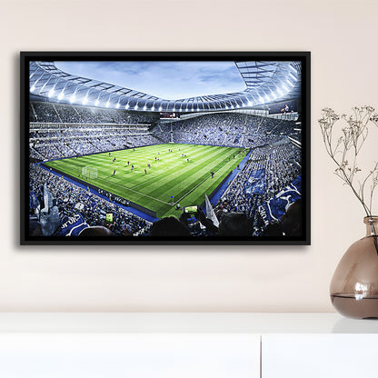 Premier league Stadium, Stadium Canvas, Sport Art, Framed Canvas Print Wall Art, Floating Frame