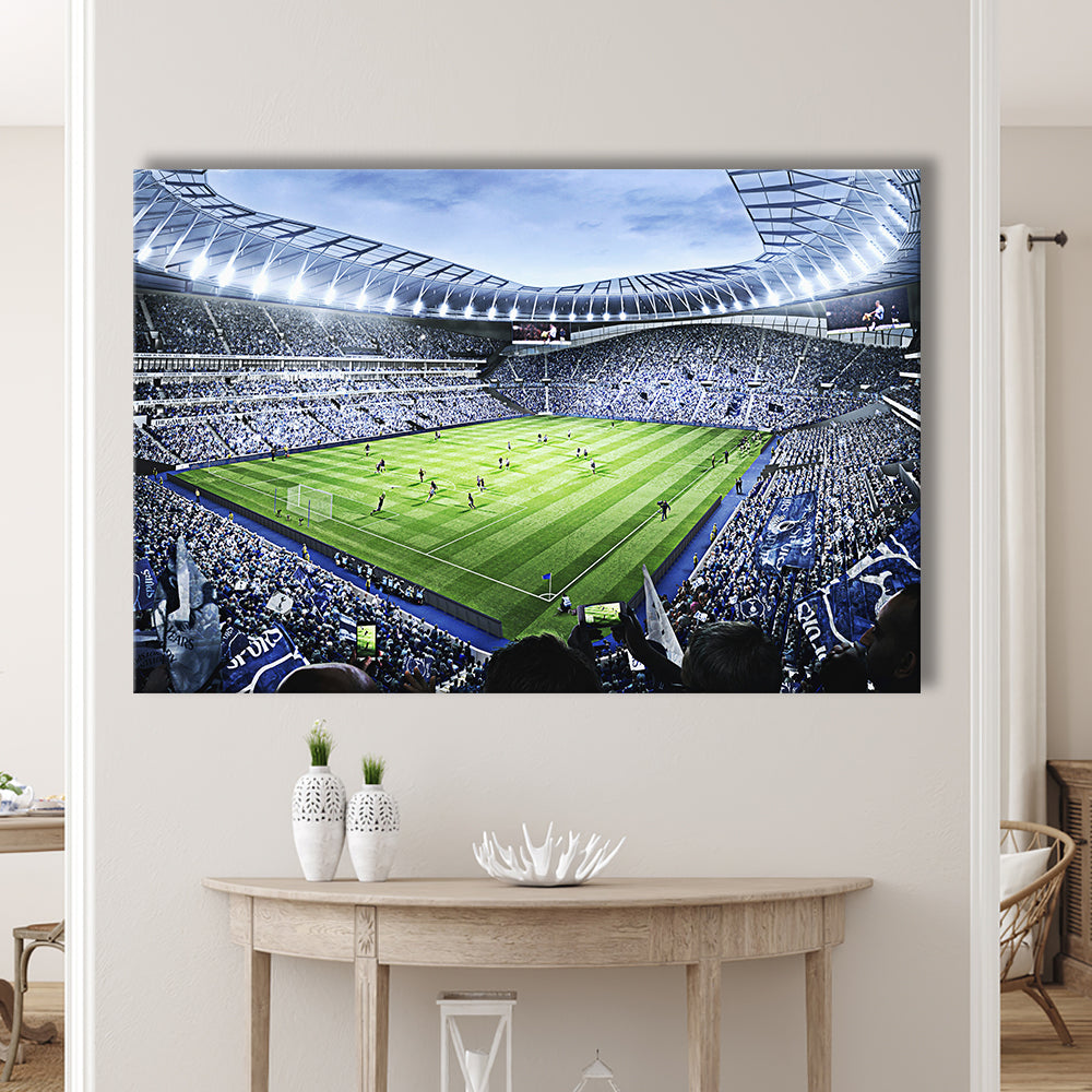 Premier league Stadium, Stadium Canvas, Sport Art, Gift for him, Man Cave Decor, Art Print, Canvas Print Wall Art