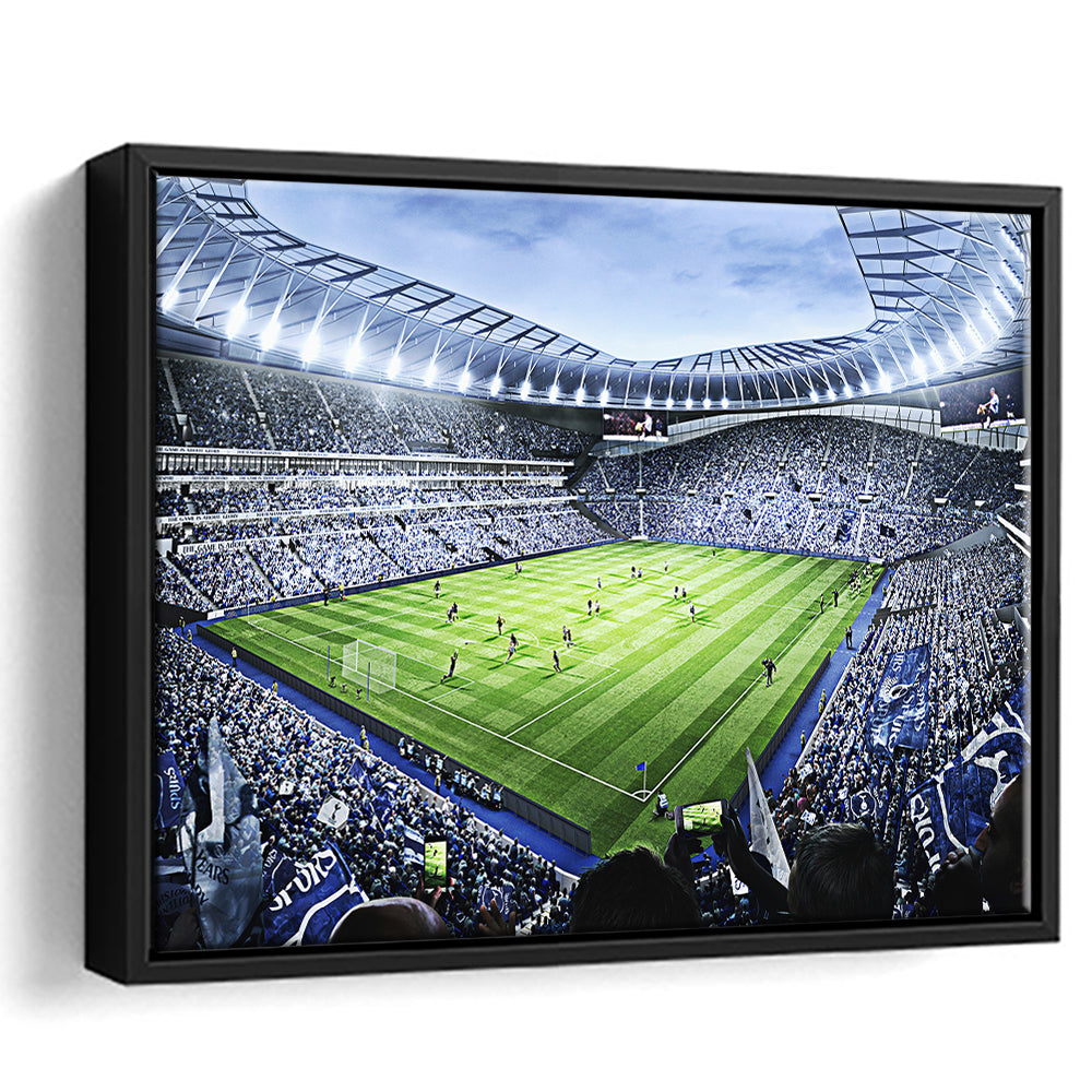 Premier league Stadium, Stadium Canvas, Sport Art, Framed Canvas Print Wall Art, Floating Frame