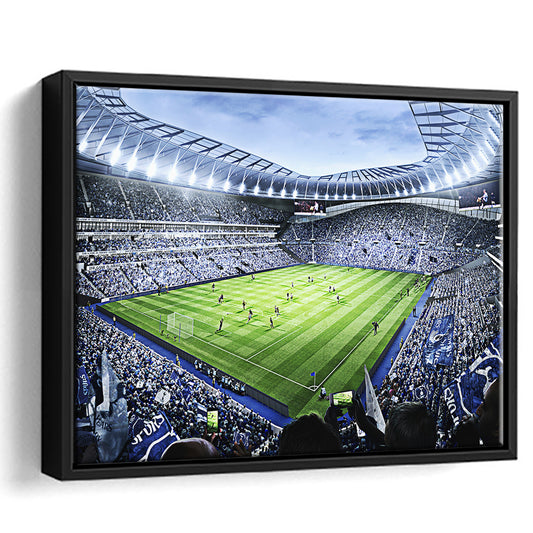 Premier league Stadium, Stadium Canvas, Sport Art, Framed Canvas Print Wall Art, Floating Frame