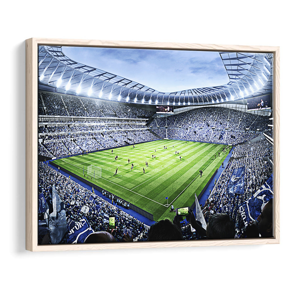 Premier league Stadium, Stadium Canvas, Sport Art, Framed Canvas Print Wall Art, Floating Frame