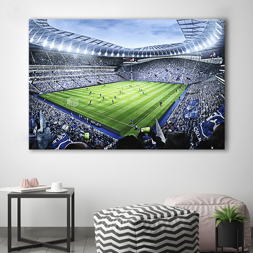 Premier league Stadium, Stadium Canvas, Sport Art, Gift for him, Man Cave Decor, Art Print, Canvas Print Wall Art