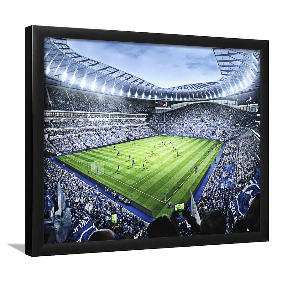 Premier league Stadium, Stadium Canvas, Sport Art, Gift for him, Framed Art Print Wall Decor, Picture Framed