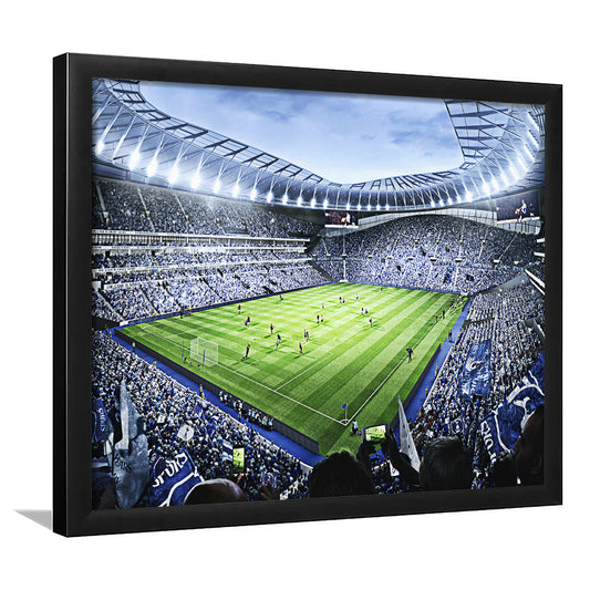 Premier league Stadium, Stadium Canvas, Sport Art, Gift for him, Framed Art Print Wall Decor, Picture Framed