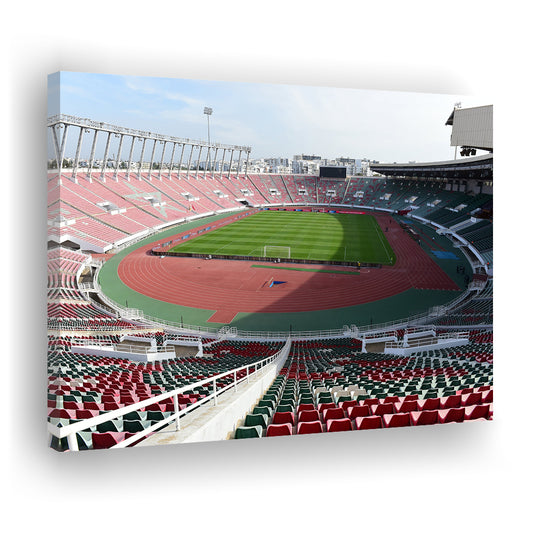 Prince Moulay Abdellah, Stadium Canvas, Sport Art, Gift for him, Man Cave Decor, Art Print, Canvas Print Wall Art