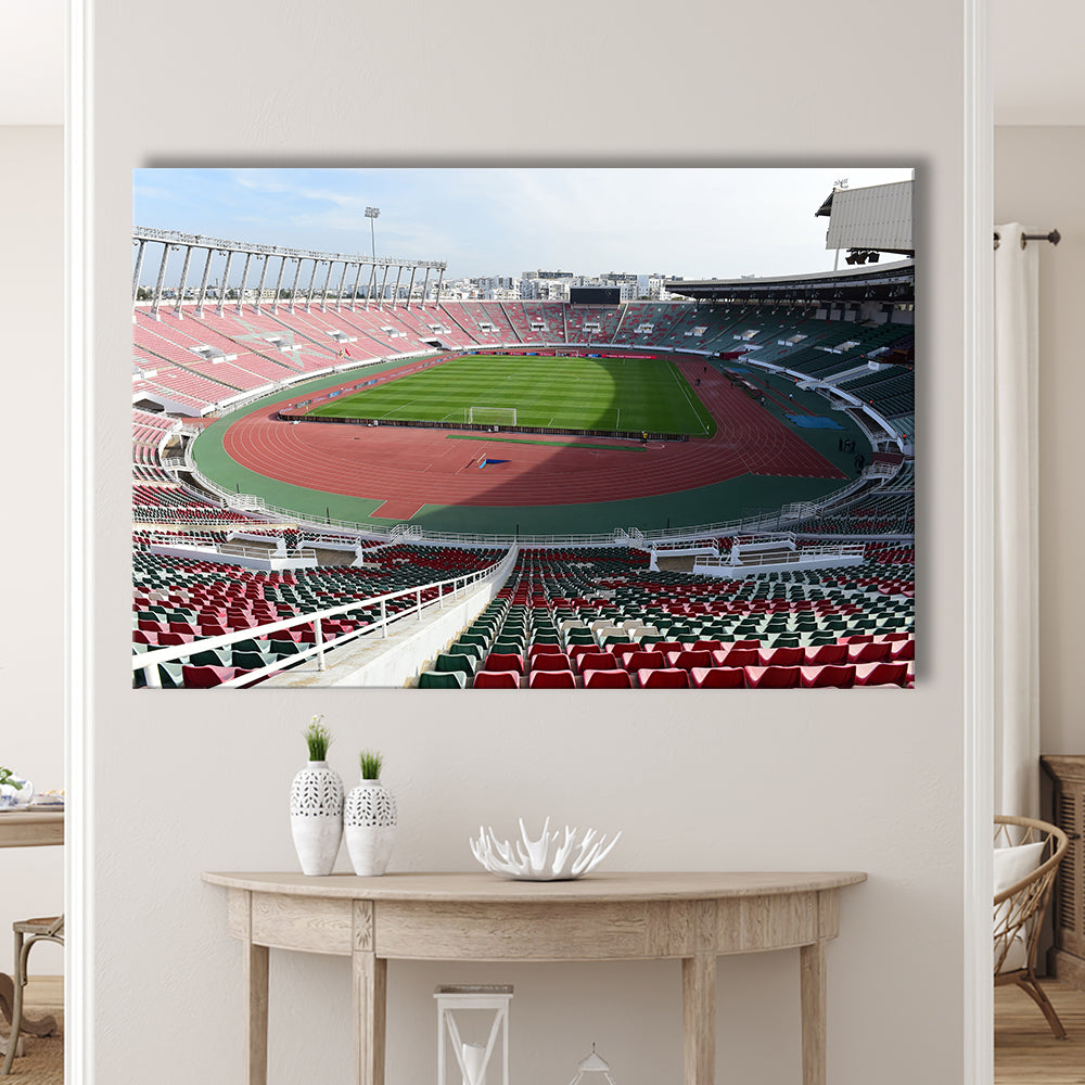Prince Moulay Abdellah, Stadium Canvas, Sport Art, Gift for him, Man Cave Decor, Art Print, Canvas Print Wall Art